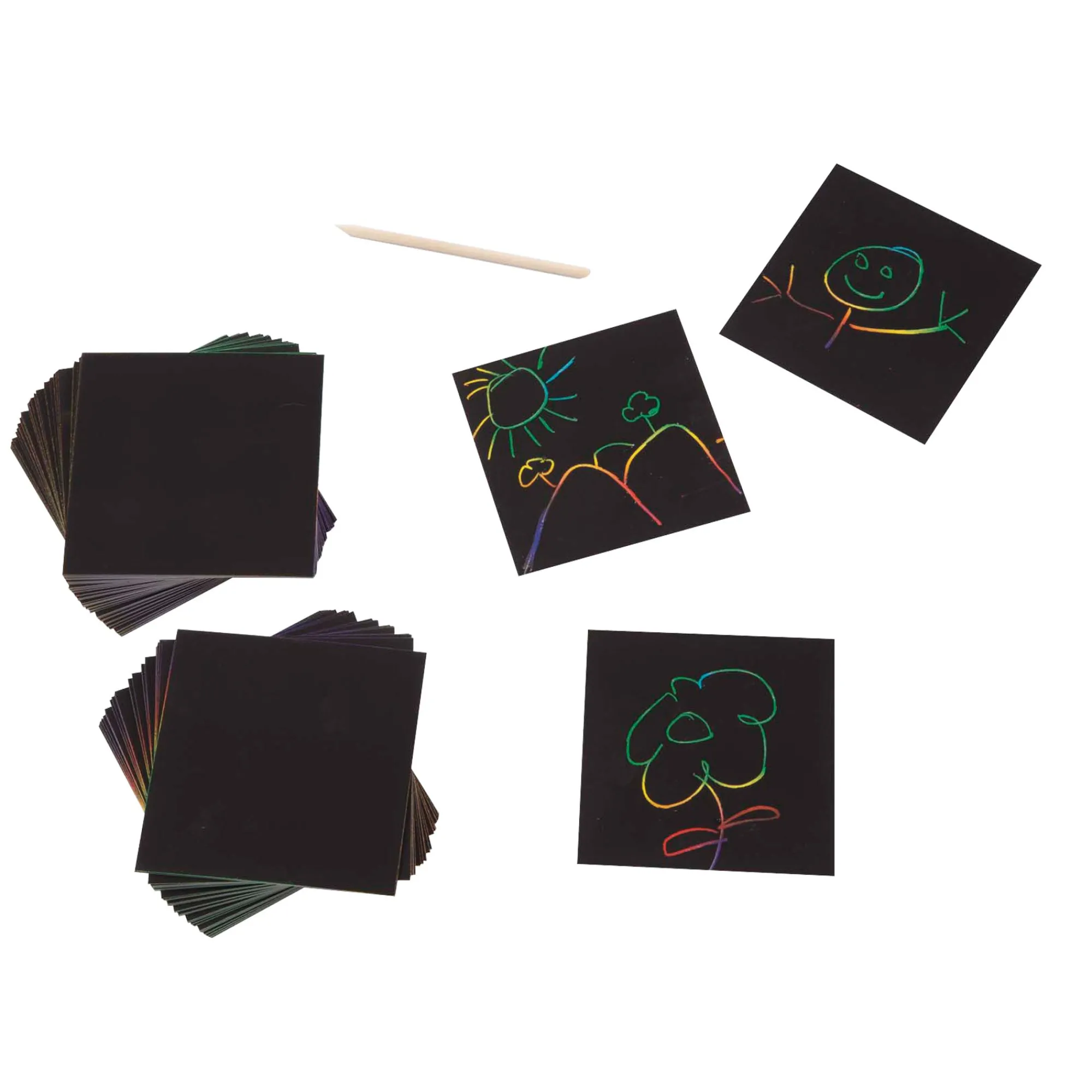 Scratch Art Rainbow Mini Notes _Box of 125>Melissa & Doug Online