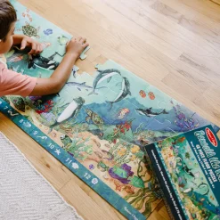 Search & Find Beneath the Waves Floor Puzzle - 48 Pieces><noscript><img width=