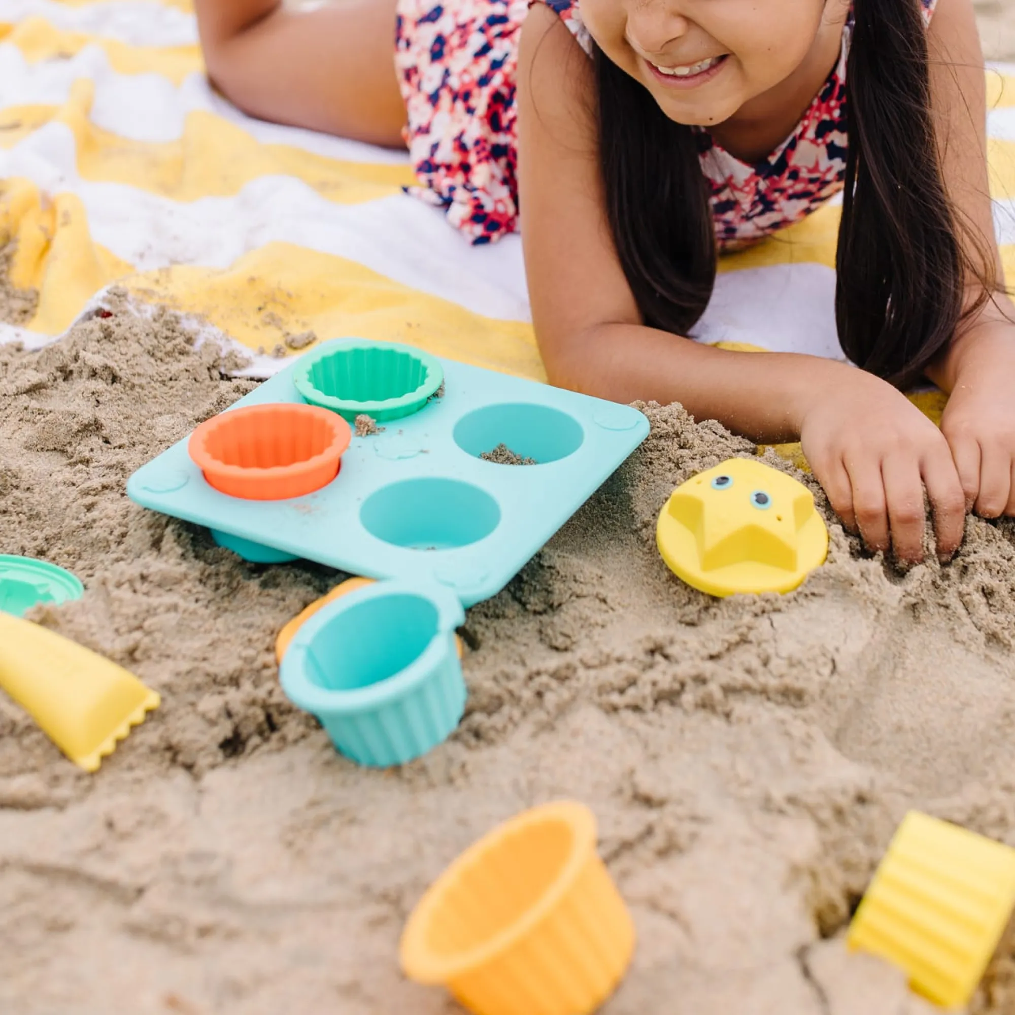 Seaside Sidekicks Sand Cupcake Set>Melissa & Doug Discount