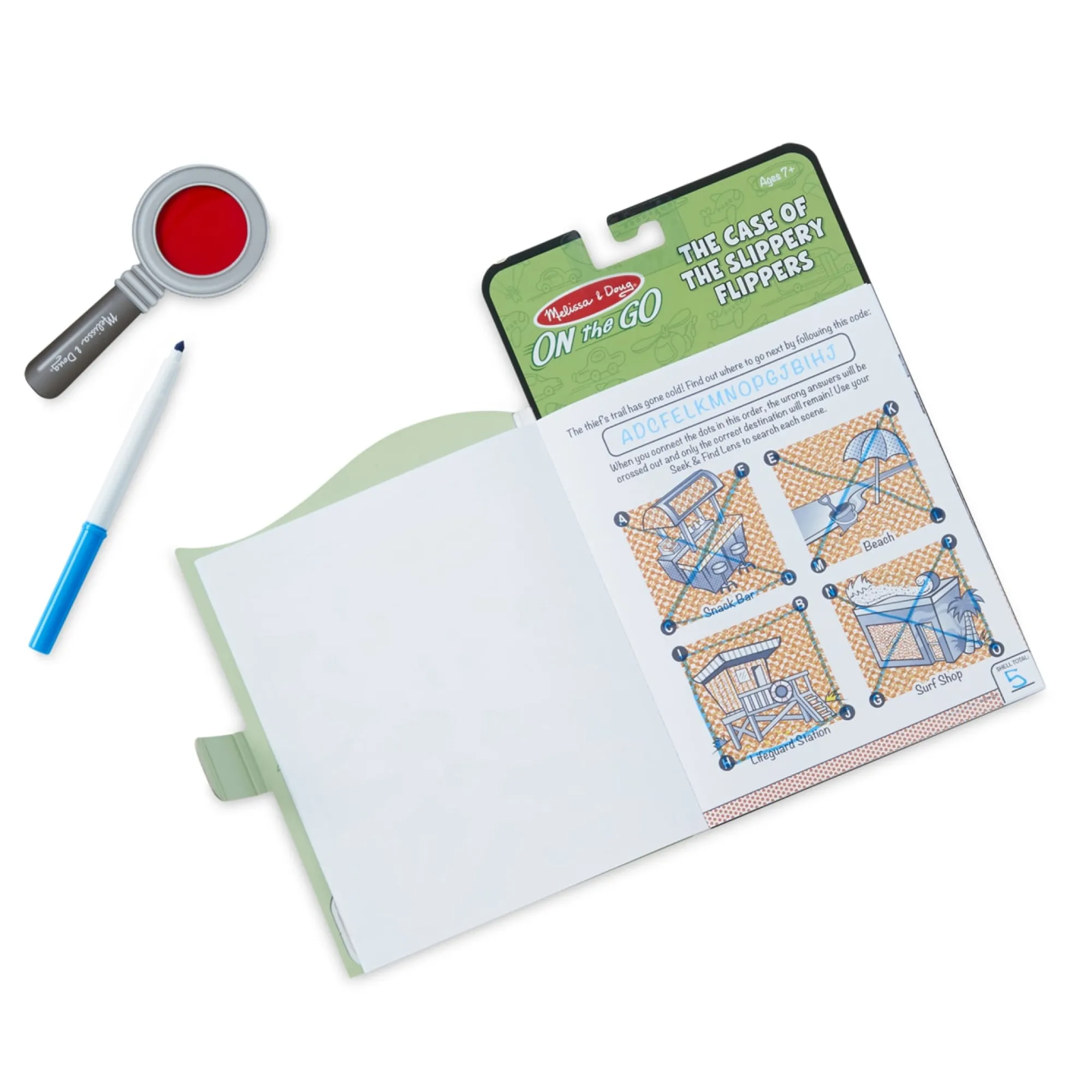 Secret Decoder Set - Case of the Slippery Flippers>Melissa & Doug Best