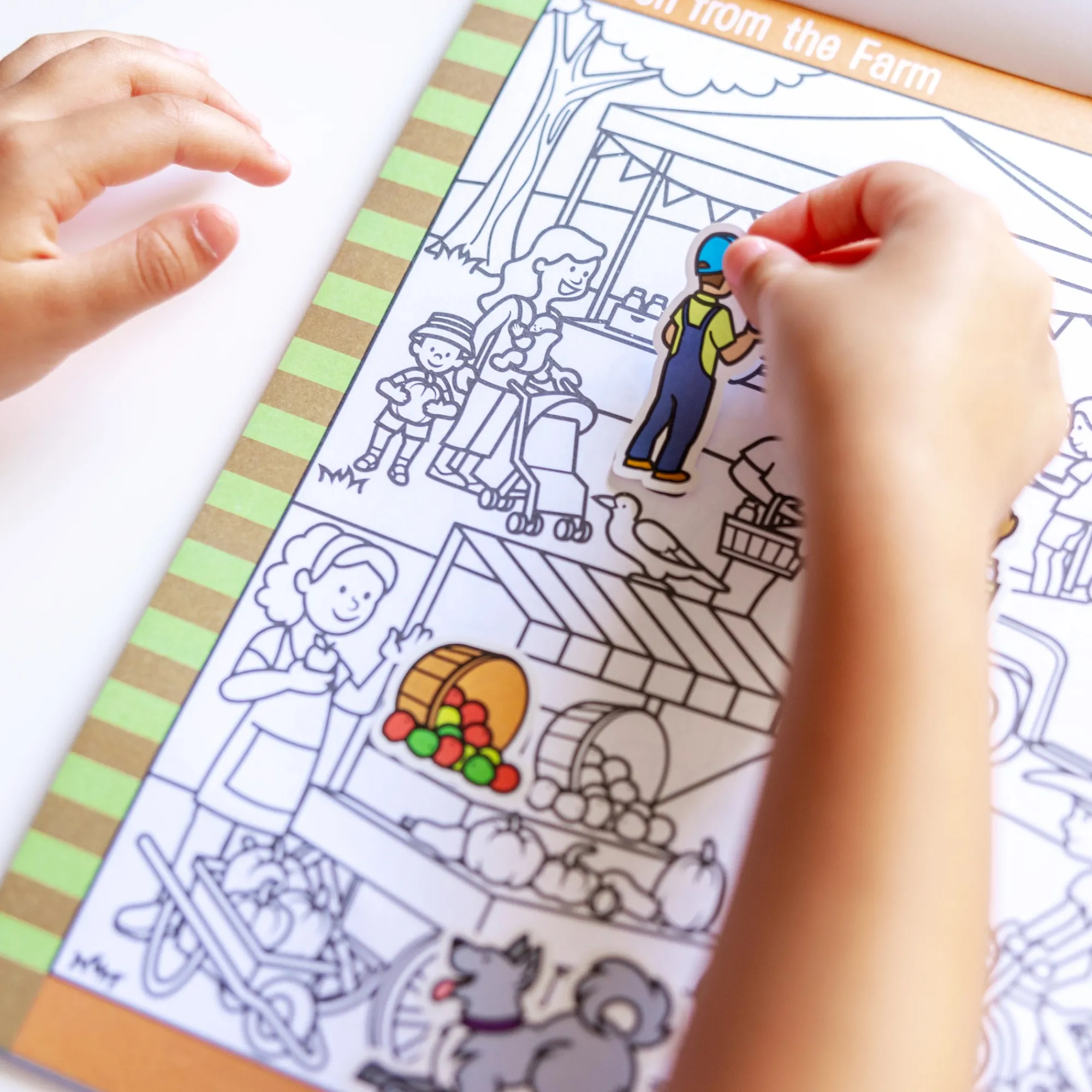 Seek & Find Sticker Pad – Around Town>Melissa & Doug Outlet