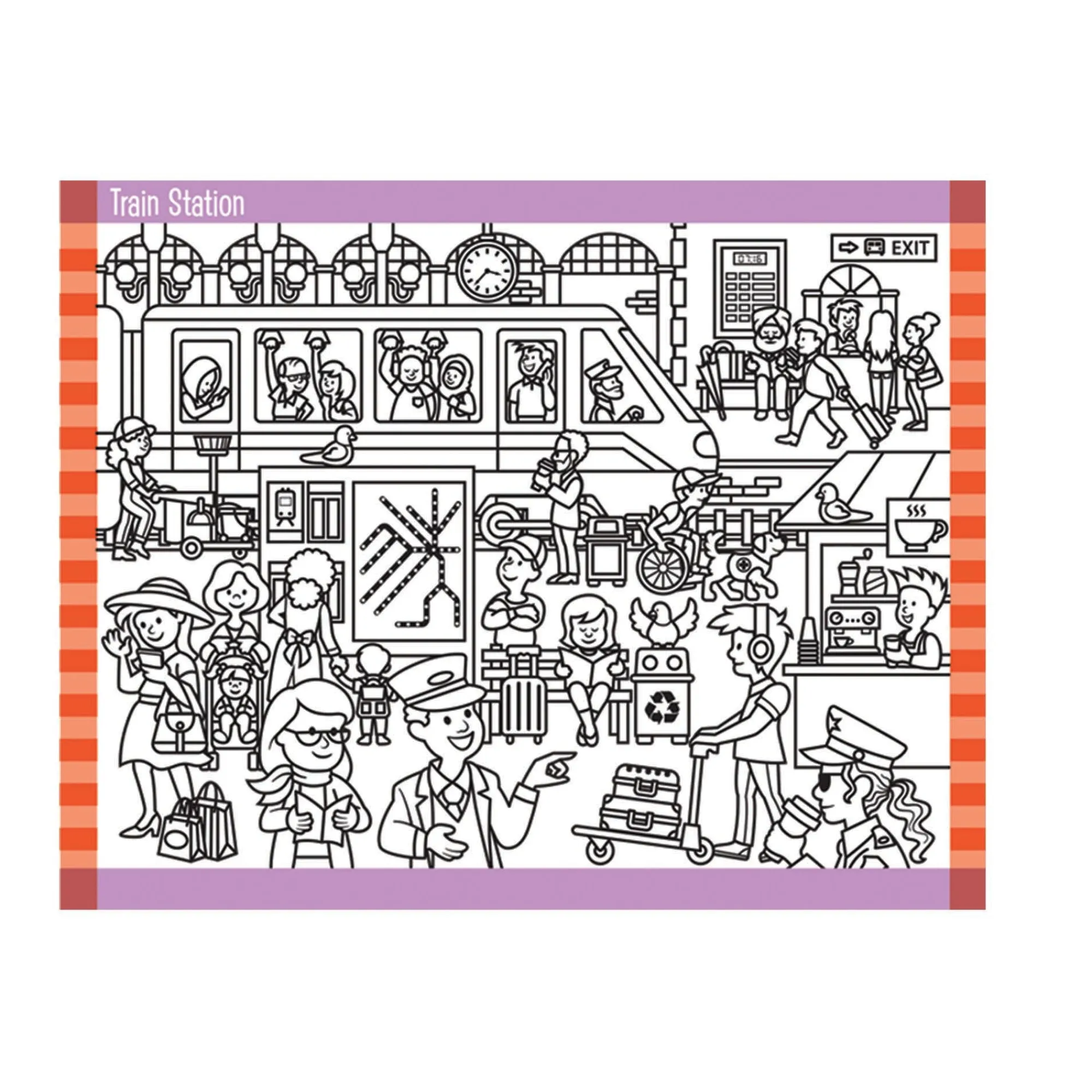 Seek & Find Sticker Pad – Around Town>Melissa & Doug Outlet