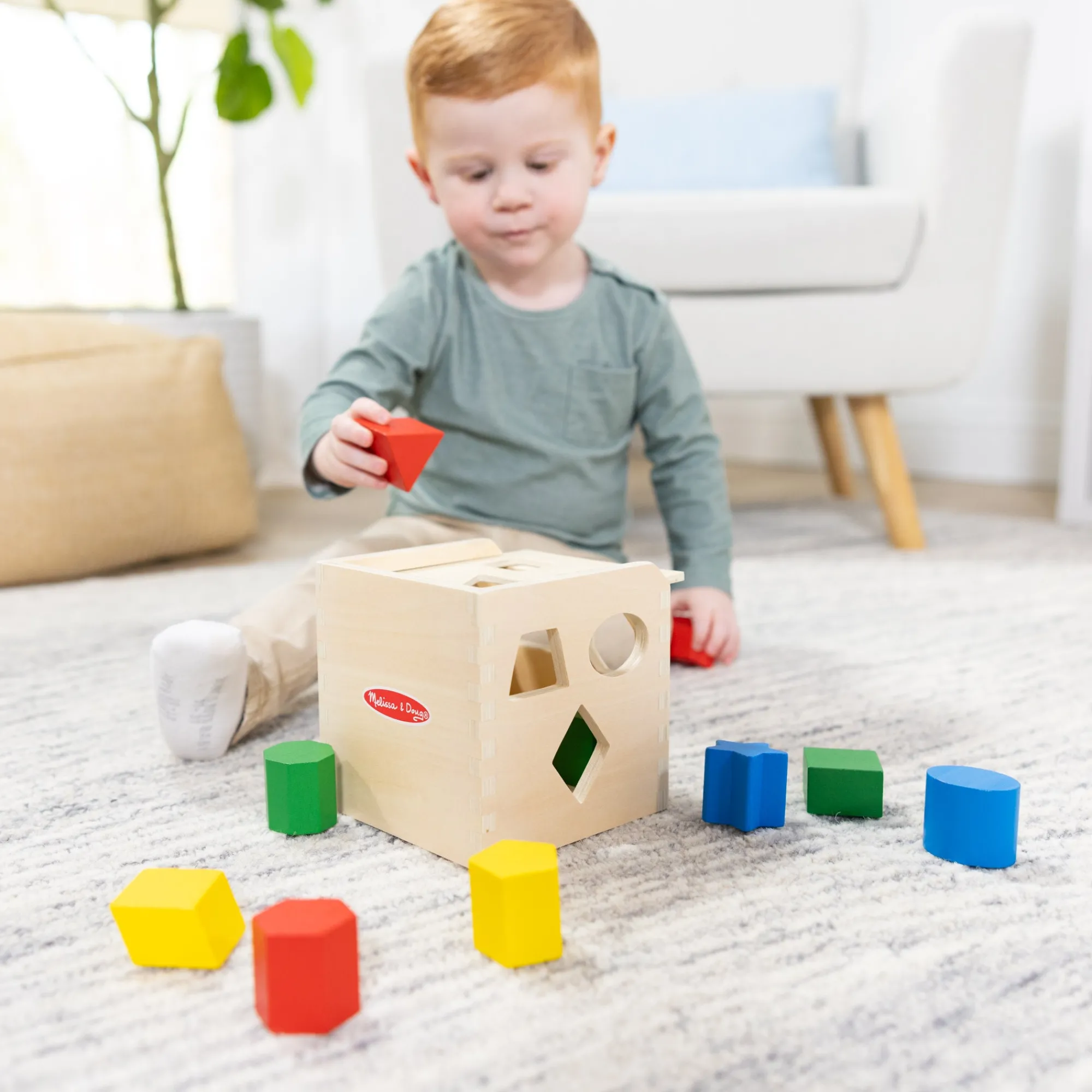 Shape-Sorting Cube>Melissa & Doug New