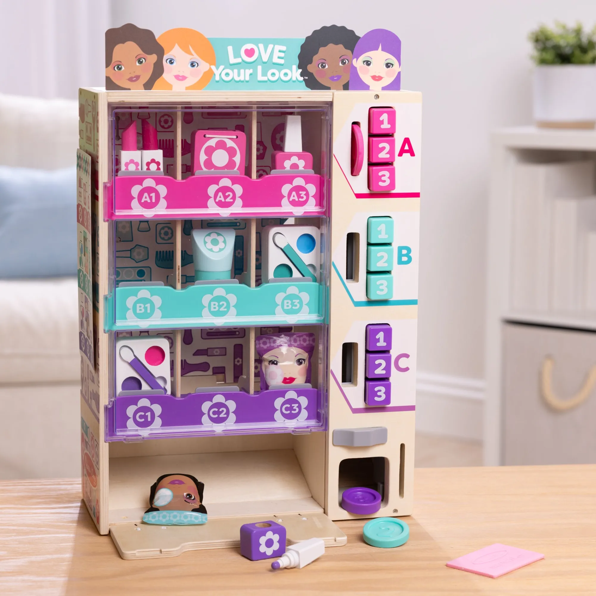 Sort, Stock, Select Beauty Kiosk Play Set>Melissa & Doug New