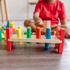 Stack, Sort & Pound Wooden Toy Collection><noscript><img width=