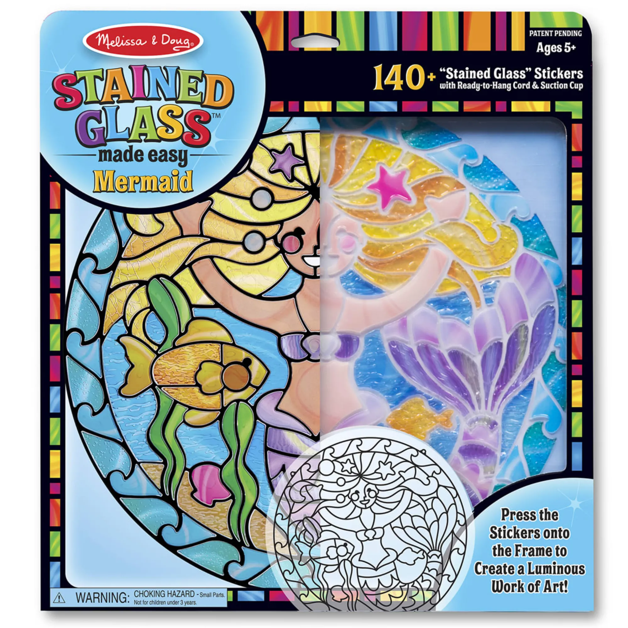 Stained Glass Made Easy - Mermaid>Melissa & Doug Sale
