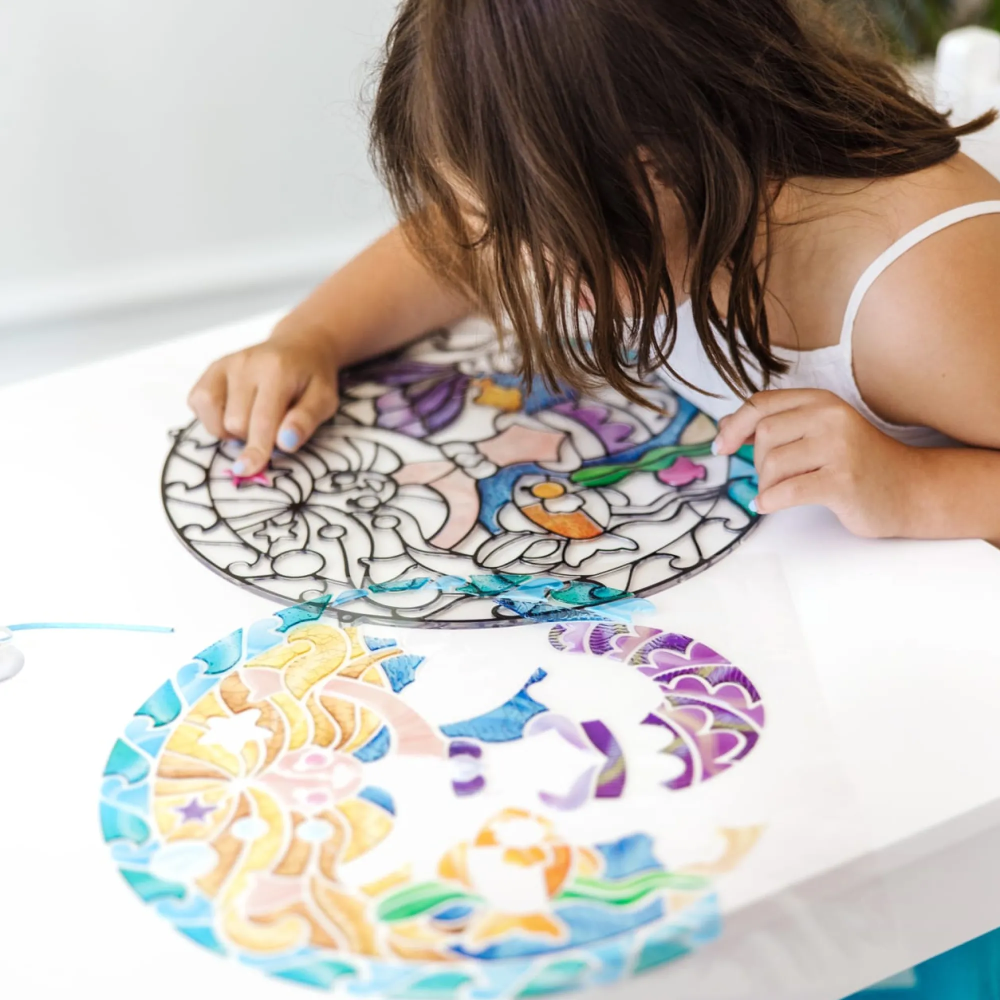 Stained Glass Made Easy - Mermaid>Melissa & Doug Sale