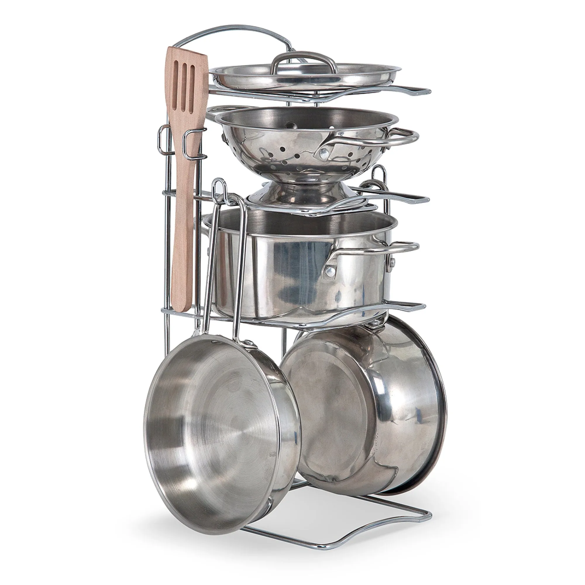 Stainless Steel Pots & Pans Play Set>Melissa & Doug Online