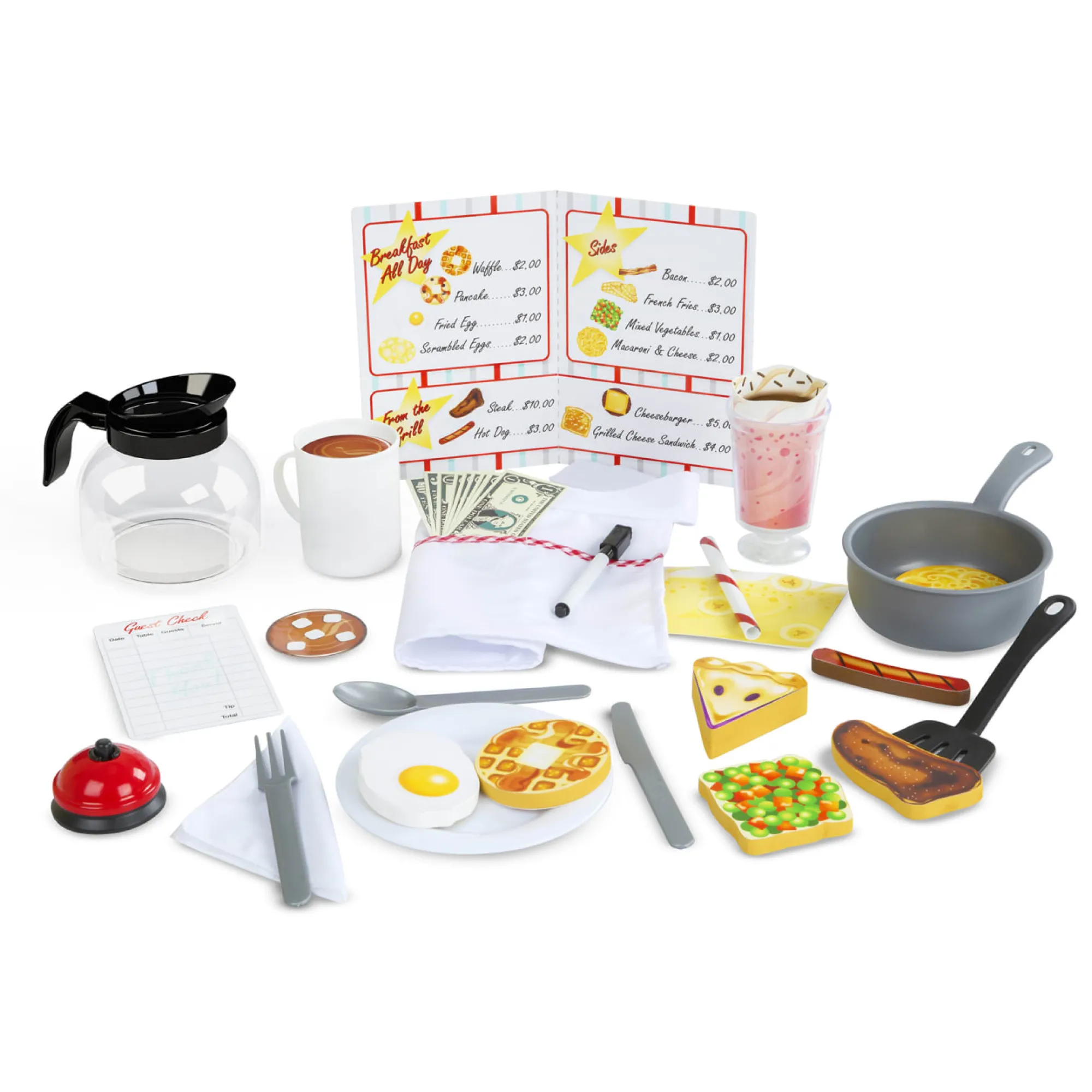 Star Diner Restaurant Play Set>Melissa & Doug Hot