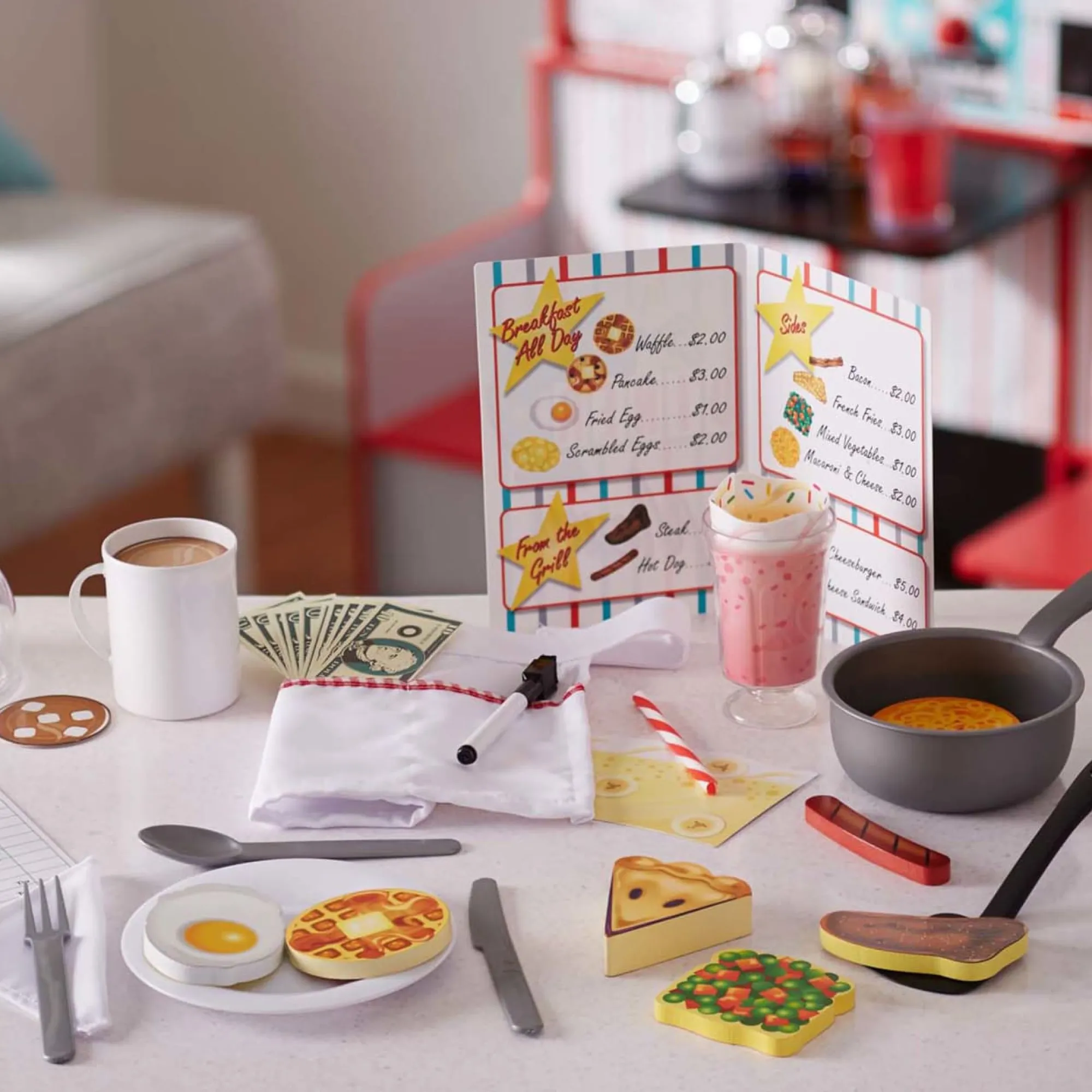 Star Diner Restaurant Play Set>Melissa & Doug Hot