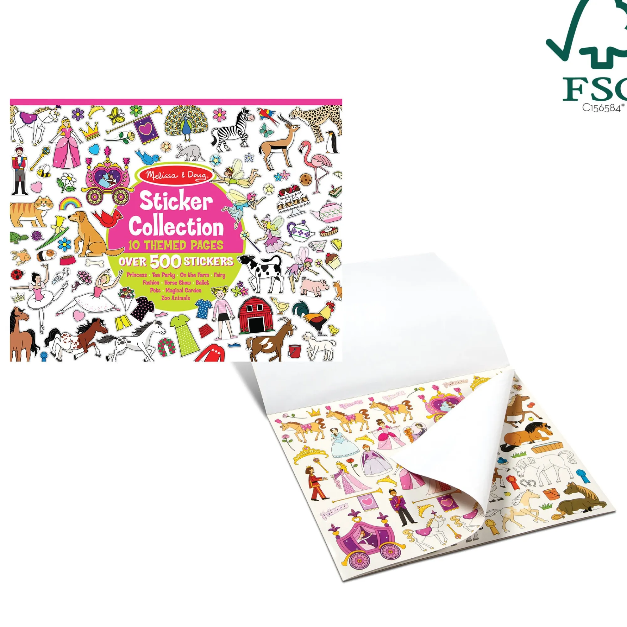 Sticker Collection - Princesses, Tea Party, Animals, and More>Melissa & Doug Discount