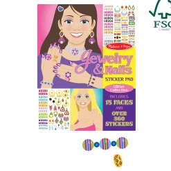 Sticker Pad - Jewelry & Nails Glitter Collection><noscript><img width=