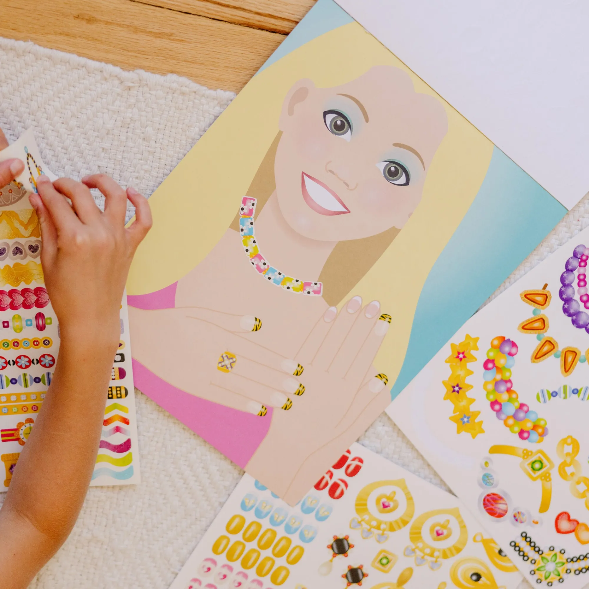 Sticker Pad - Jewelry & Nails Glitter Collection>Melissa & Doug Discount