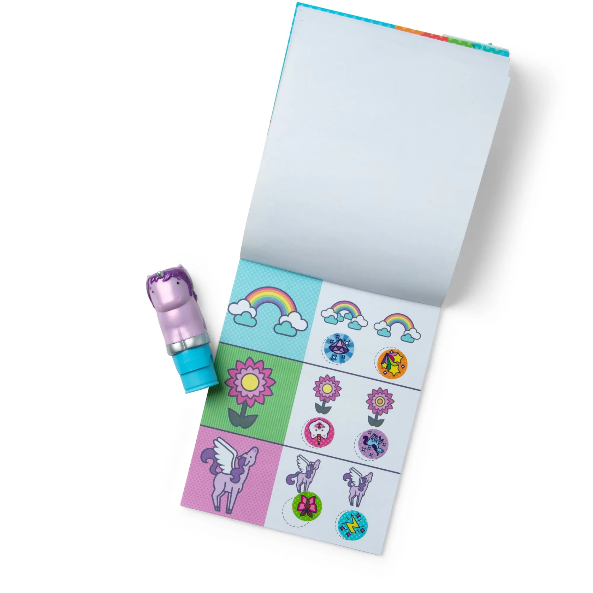 Sticker WOW!™ Activity Pad & Sticker Stamper - Purple Unicorn>Melissa & Doug Online