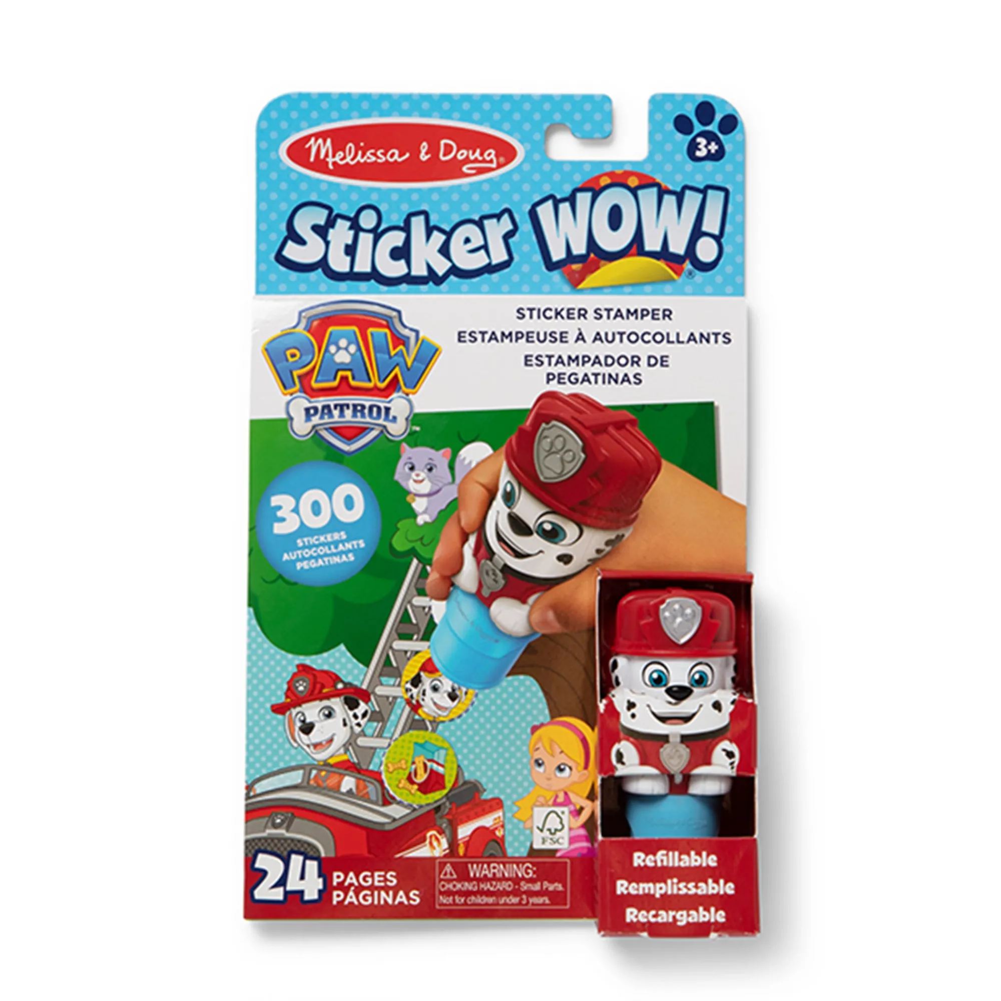 Sticker WOW!™ Activity Pad & Sticker Stamper - PAW Patrol Marshall>Melissa & Doug
