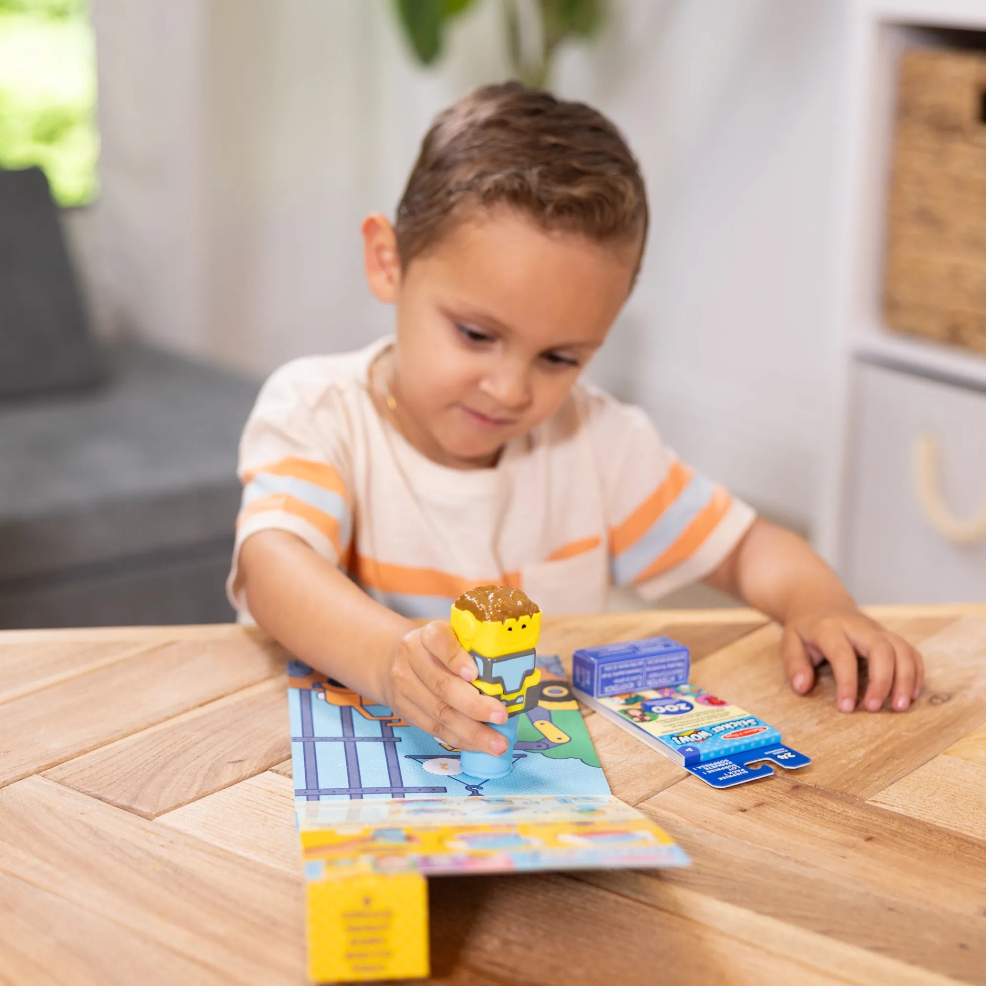 Sticker WOW!™ Activity Pad & Sticker Stamper - Bulldozer>Melissa & Doug Sale
