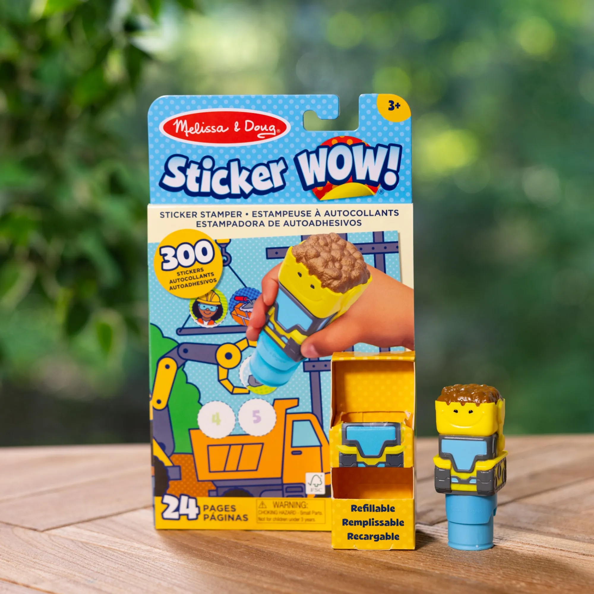 Sticker WOW!™ Activity Pad & Sticker Stamper - Bulldozer>Melissa & Doug Sale