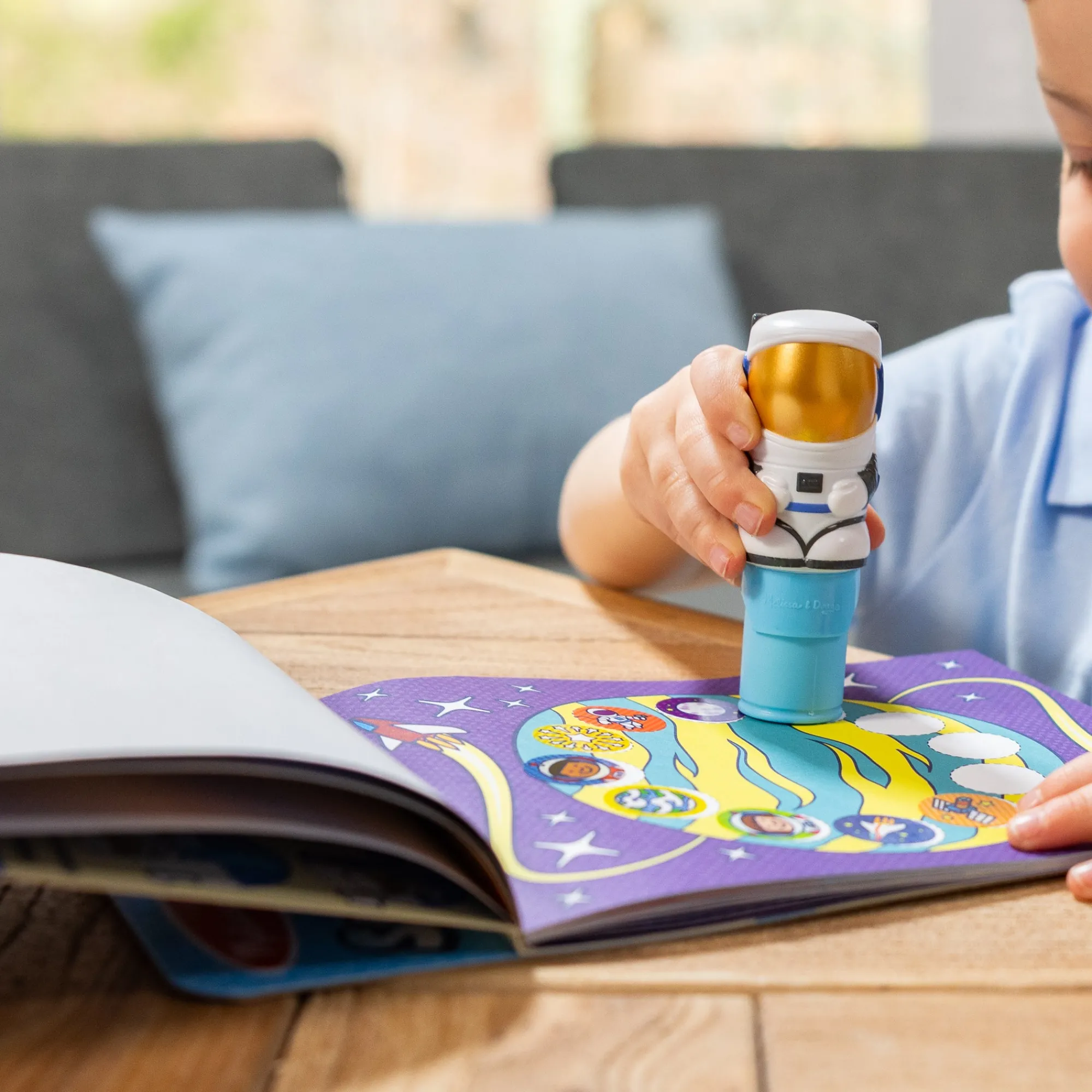 Sticker WOW!™ Activity Pad & Sticker Stamper - Astronaut>Melissa & Doug