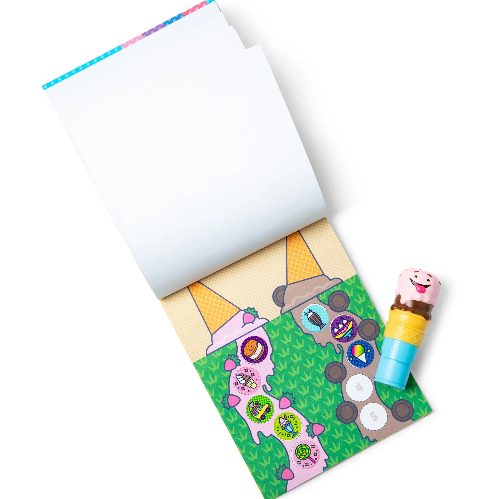 Sticker WOW!™ Activity Pad & Sticker Stamper - Ice Cream>Melissa & Doug