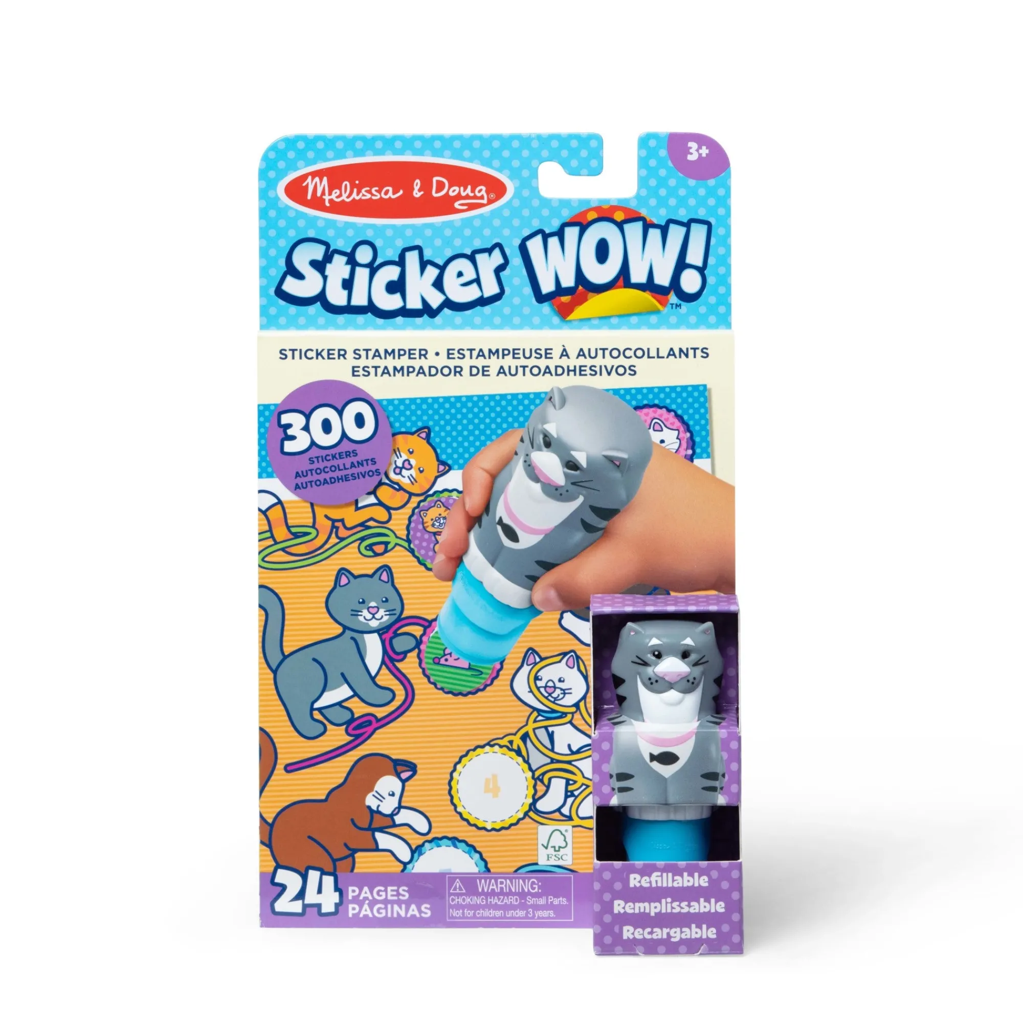 Sticker WOW!™ Activity Pad & Sticker Stamper - Cat>Melissa & Doug Sale