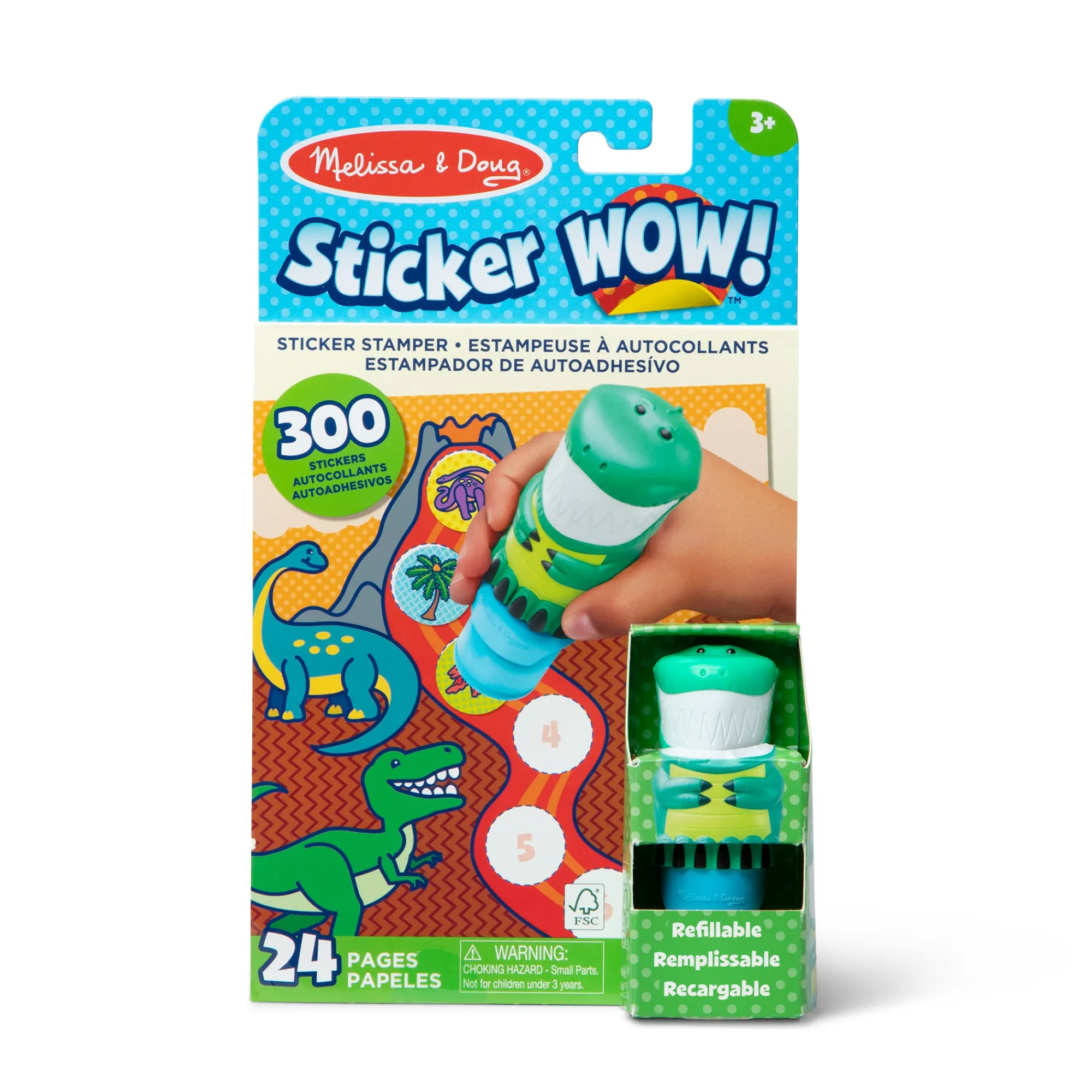 Sticker WOW!™ Activity Pad & Sticker Stamper - Dinosaur>Melissa & Doug Outlet