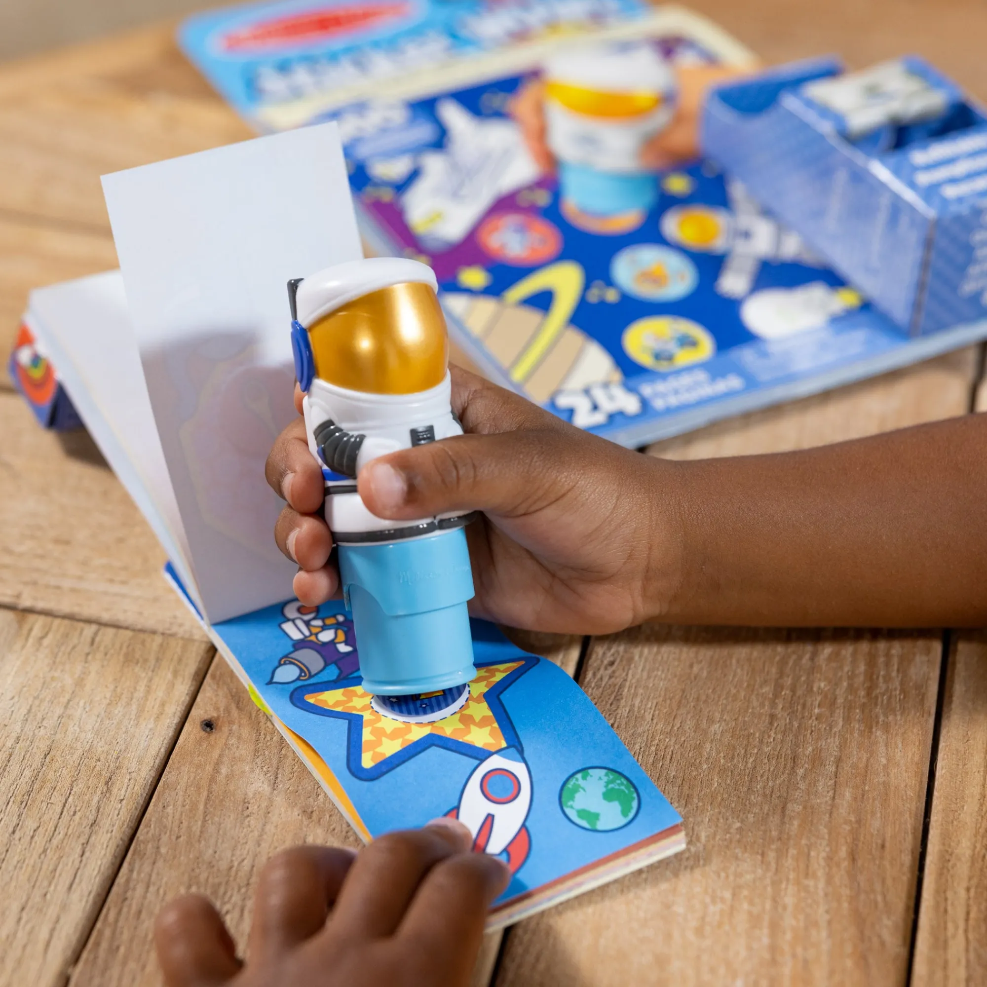 Sticker WOW!™ Astronaut Bundle: Activity Pad & Sticker Stamper + Mini Activity Pad and 200 Refill Stickers>Melissa & Doug Outlet