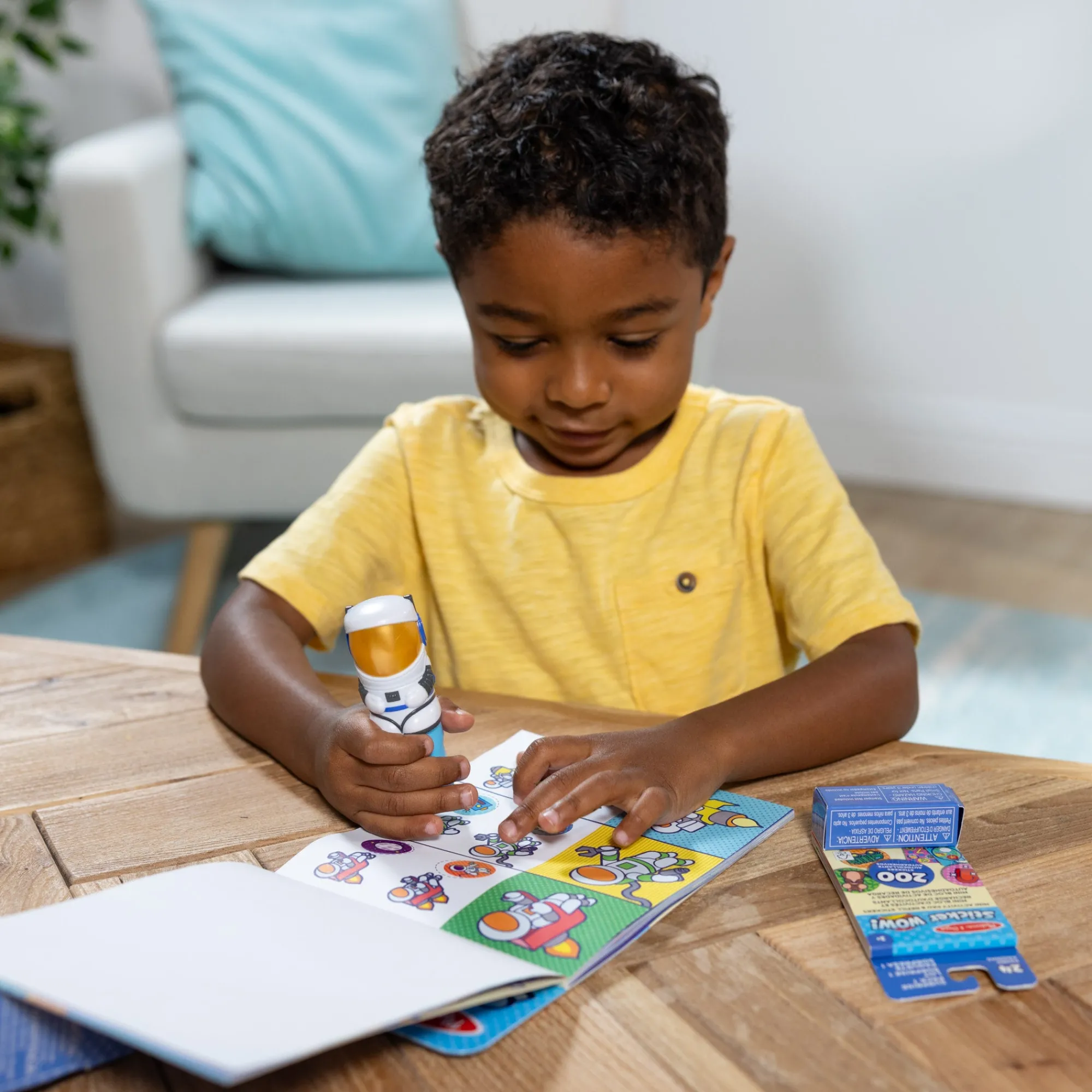 Sticker WOW!™ Astronaut Bundle: Activity Pad & Sticker Stamper + Mini Activity Pad and 200 Refill Stickers>Melissa & Doug Outlet