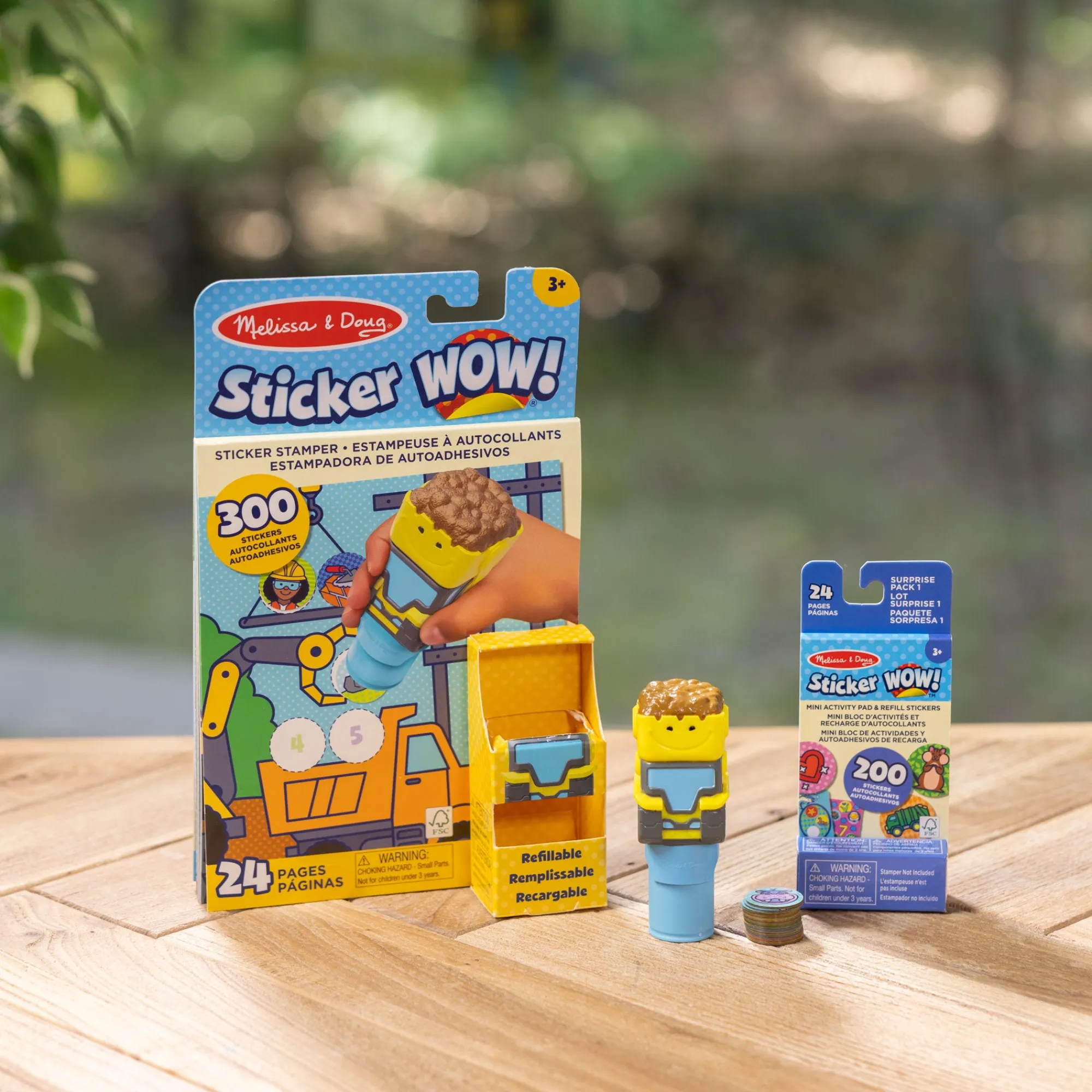 Sticker WOW!™ Bulldozer Bundle: Activity Pad & Sticker Stamper + Mini Activity Pad and 200 Refill Stickers>Melissa & Doug Discount