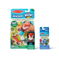 Sticker WOW!™ Fox Bundle: Activity Pad & Sticker Stamper + Mini Activity Pad and 200 Refill Stickers>Melissa & Doug Sale