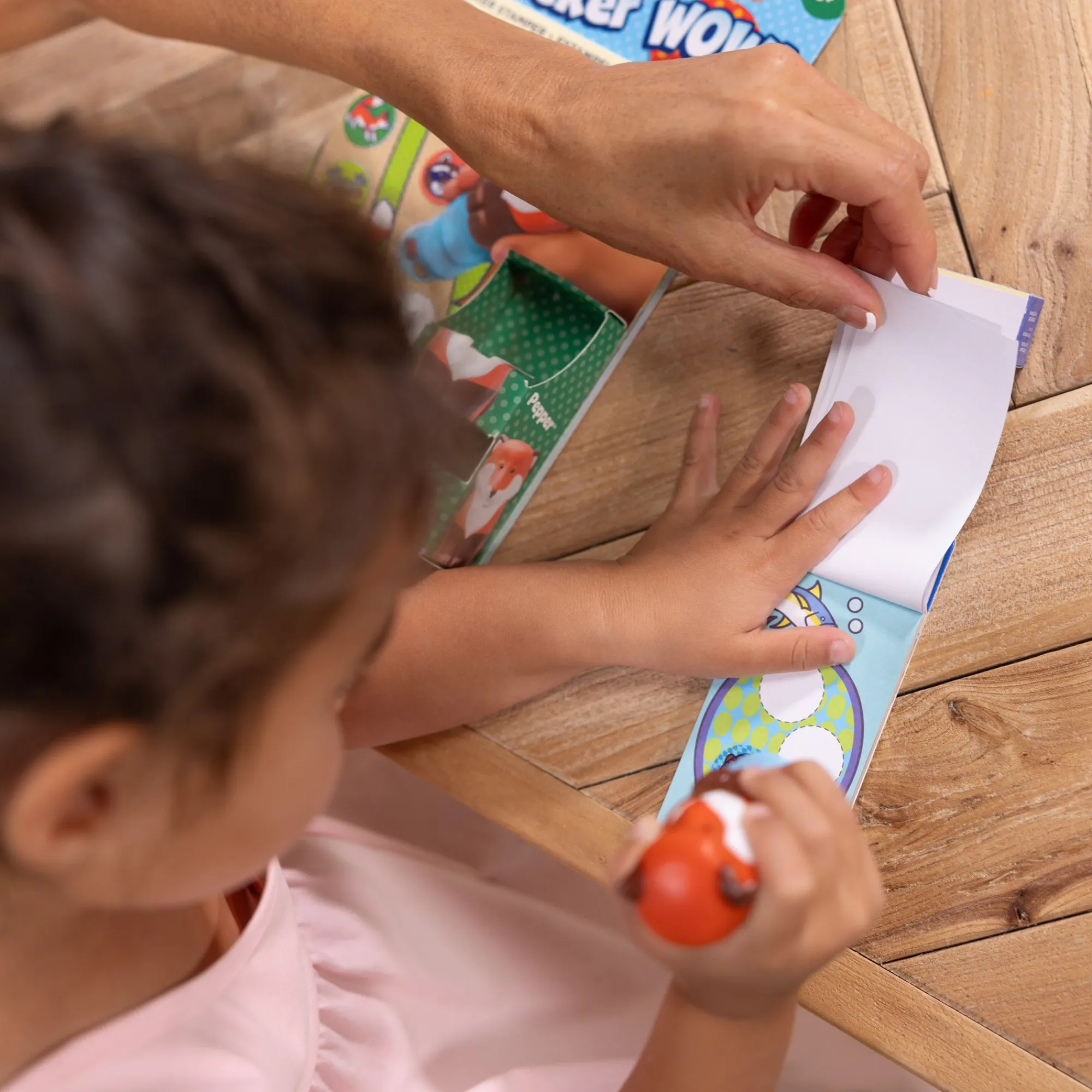 Sticker WOW!™ Fox Bundle: Activity Pad & Sticker Stamper + Mini Activity Pad and 200 Refill Stickers>Melissa & Doug Sale