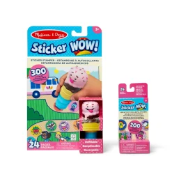 Sticker WOW!™ Ice Cream Bundle: Activity Pad & Sticker Stamper + Mini Activity Pad and 200 Refill Stickers>Melissa & Doug Discount