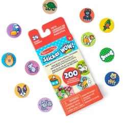 Sticker WOW!® Mini Activity Pad & Refill Stickers - Pets (200+ Stickers, Stamper Not Included)><noscript><img width=