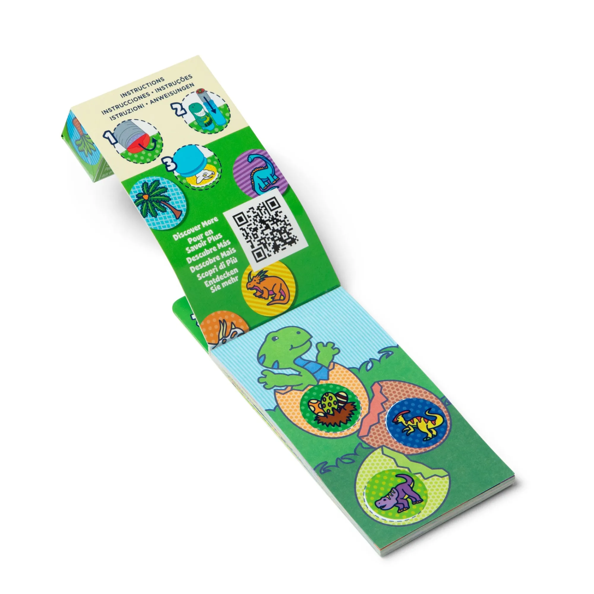 Sticker WOW!® Mini Activity Pad & Refill Stickers - Dinosaur (200+ Stickers, Stamper Not Included)>Melissa & Doug Online