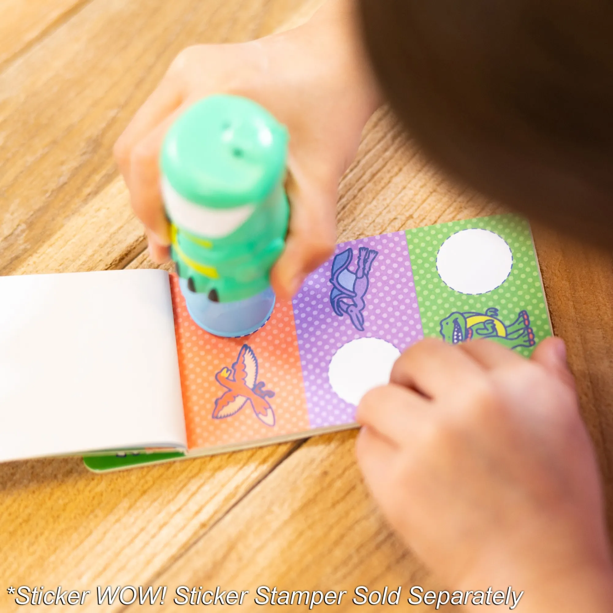 Sticker WOW!® Mini Activity Pad & Refill Stickers - Dinosaur (200+ Stickers, Stamper Not Included)>Melissa & Doug Online