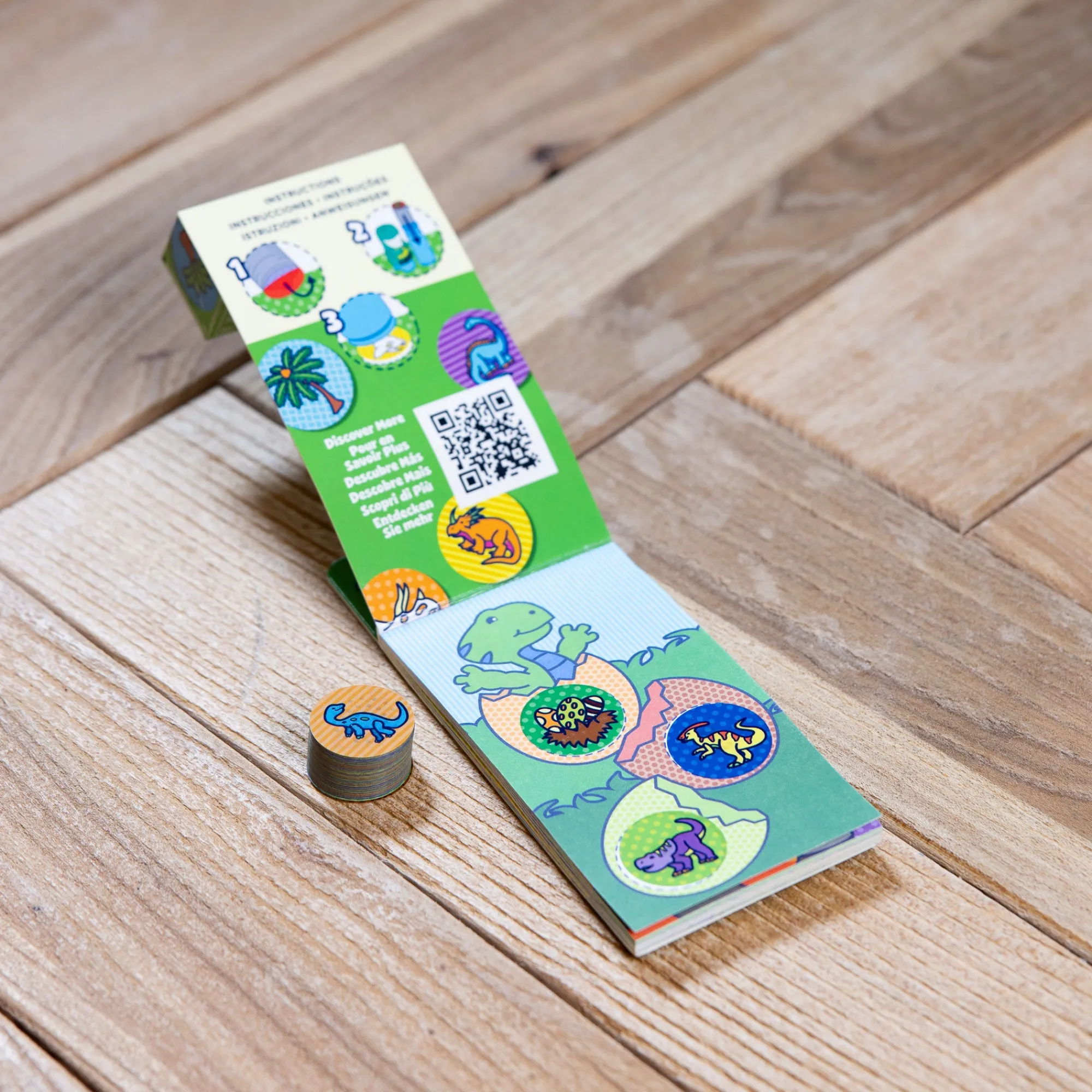 Sticker WOW!® Mini Activity Pad & Refill Stickers - Dinosaur (200+ Stickers, Stamper Not Included)>Melissa & Doug Online