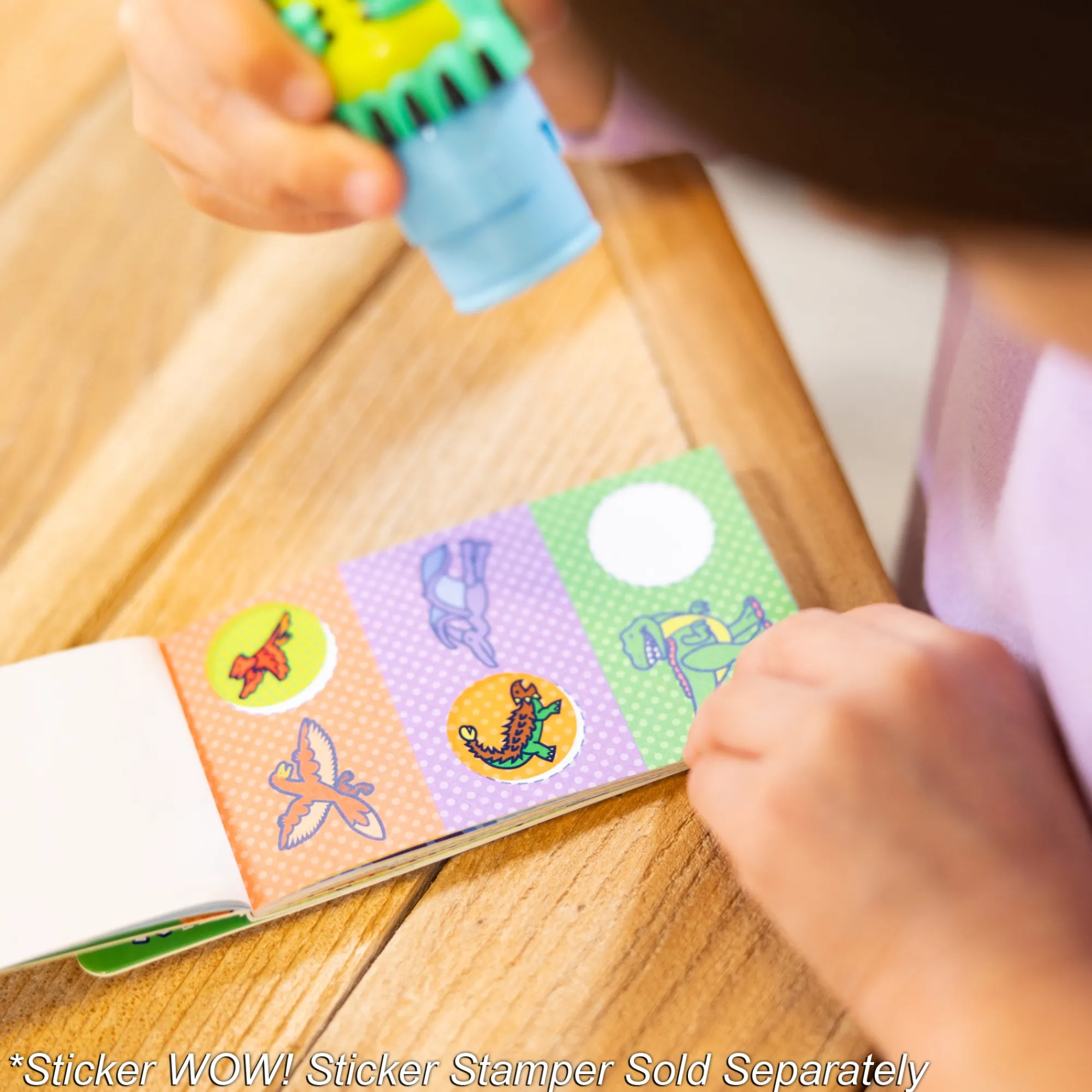 Sticker WOW!® Mini Activity Pad & Refill Stickers - Dinosaur (200+ Stickers, Stamper Not Included)>Melissa & Doug Online