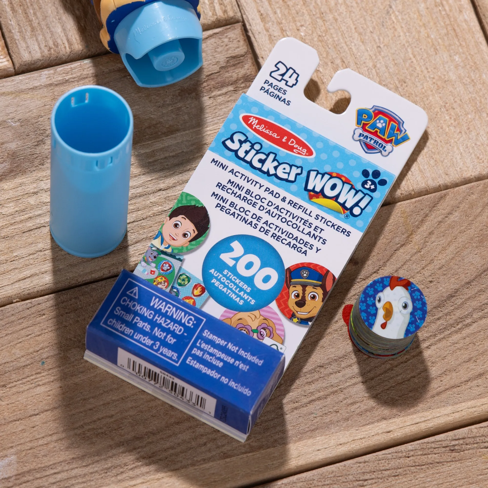 Sticker WOW!® Mini Activity Pad & Refill Stickers - PAW Patrol (200+ Stickers, Stamper Not Included)>Melissa & Doug Best