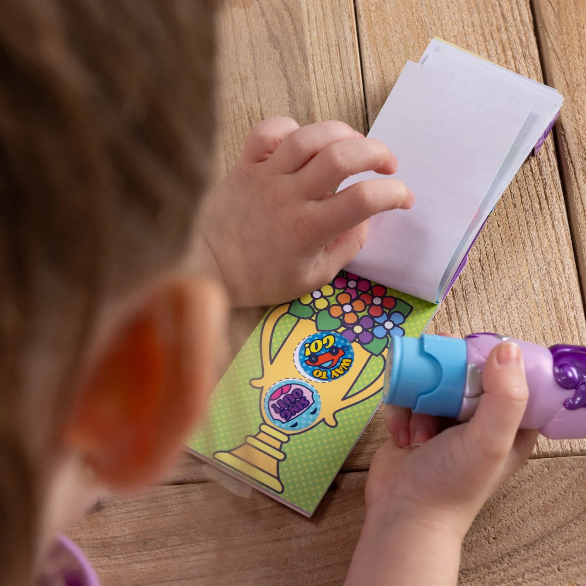 Sticker WOW!® Mini Activity Pad & Refill Stickers - Way to Go! (200+ Stickers, Stamper Not Included)>Melissa & Doug Sale
