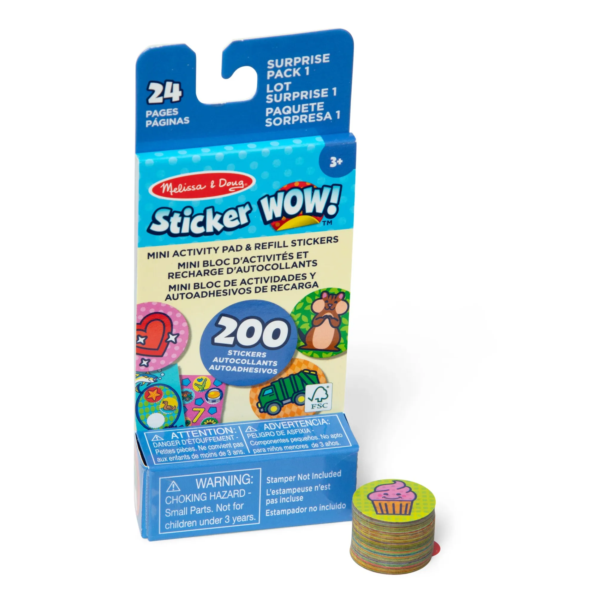 Sticker WOW!® Mini Activity Pad & Refill Stickers - Surprise Pack 1 (200+ Stickers, Stamper Not Included)>Melissa & Doug Discount