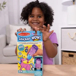 Sticker WOW!™ Purple Unicorn Bundle: Activity Pad & Sticker Stamper + Mini Activity Pad and 200 Refill Stickers><noscript><img width=