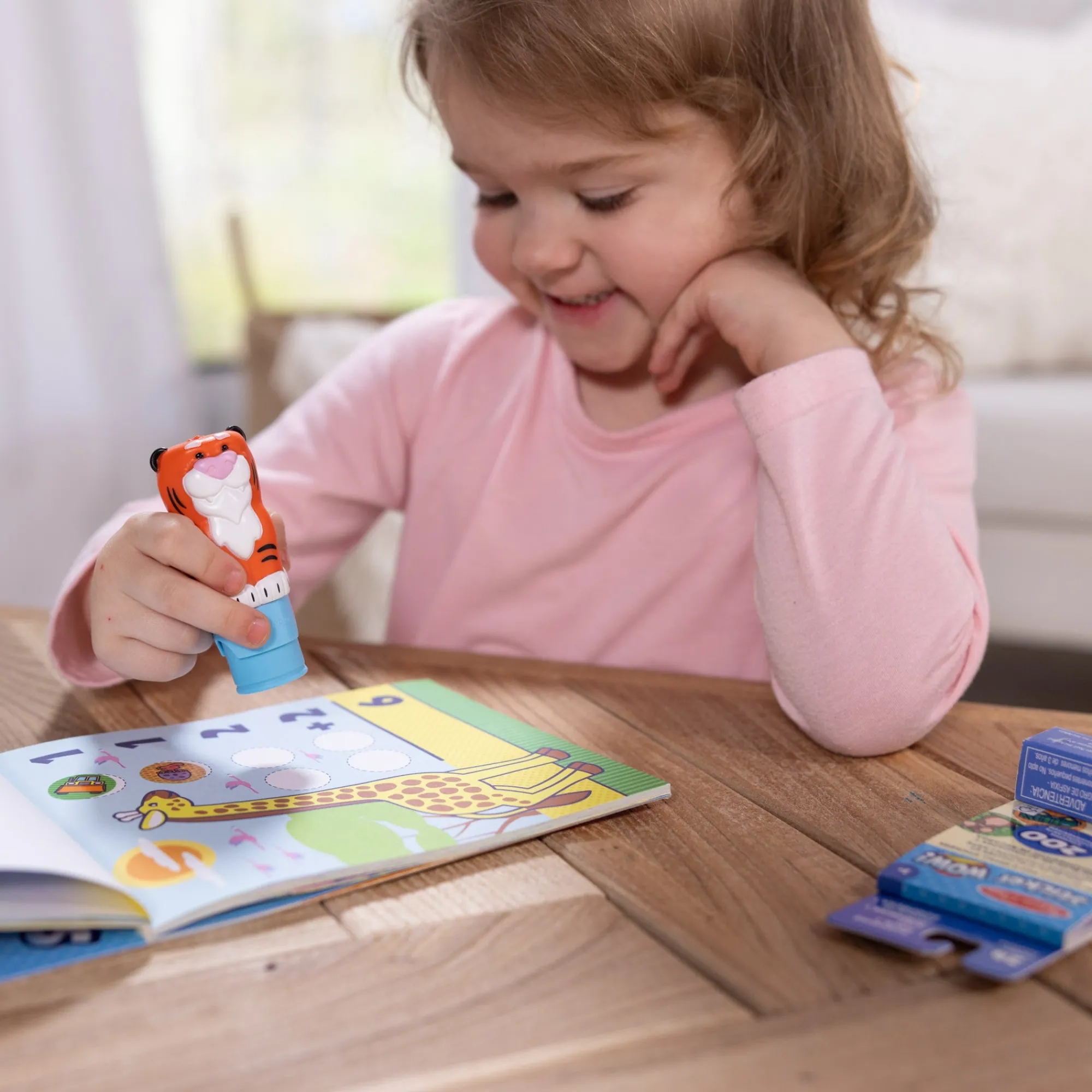 Sticker WOW!™ Tiger Bundle: Activity Pad & Sticker Stamper + Mini Activity Pad and 200 Refill Stickers>Melissa & Doug Best