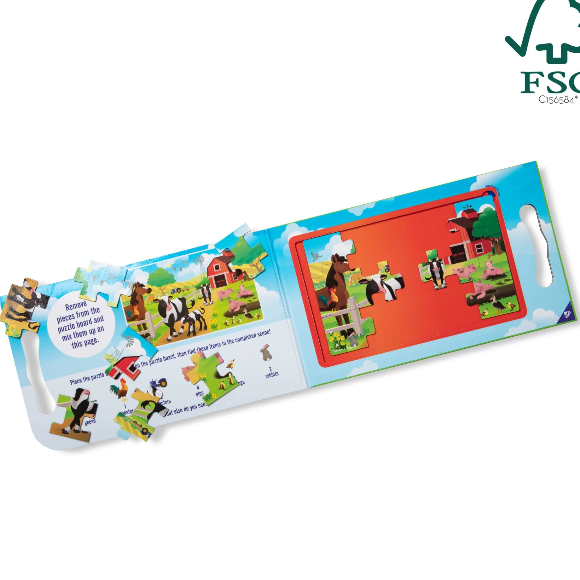 Take-Along Magnetic Jigsaw Puzzles – On the Farm>Melissa & Doug Hot