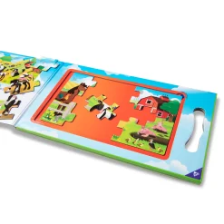 Take-Along Magnetic Jigsaw Puzzles – On the Farm><noscript><img width=