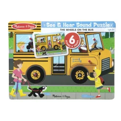 The Wheels on the Bus Song Puzzle - 6 Pieces><noscript><img width=