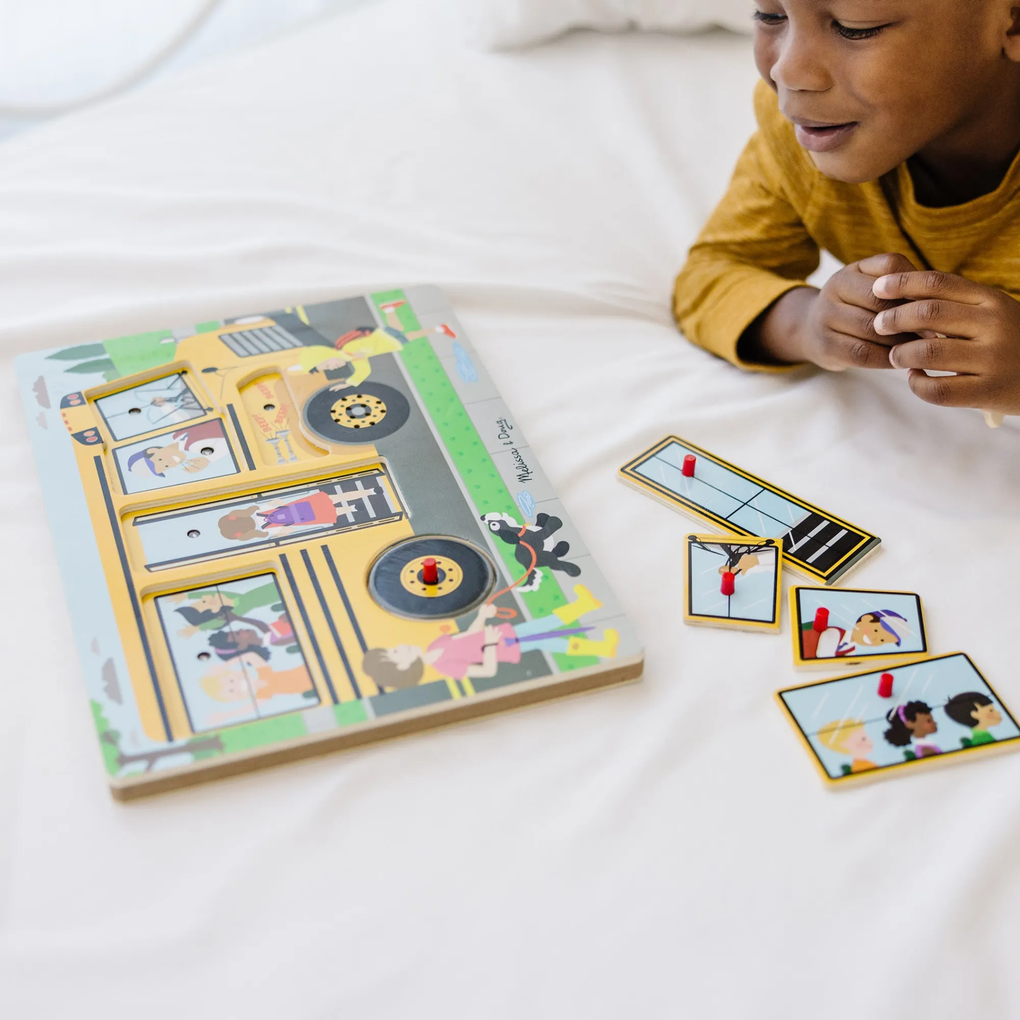 The Wheels on the Bus Song Puzzle - 6 Pieces>Melissa & Doug New