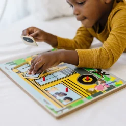 The Wheels on the Bus Song Puzzle - 6 Pieces><noscript><img width=
