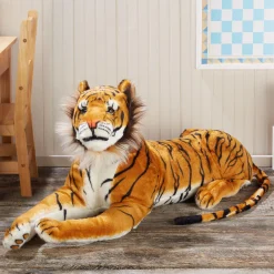 Tiger Lifelike Plush Stuffed Animal><noscript><img width=