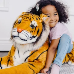 Tiger Lifelike Plush Stuffed Animal><noscript><img width=