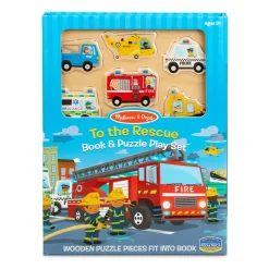 To the Rescue Book & Puzzle Play Set><noscript><img width=