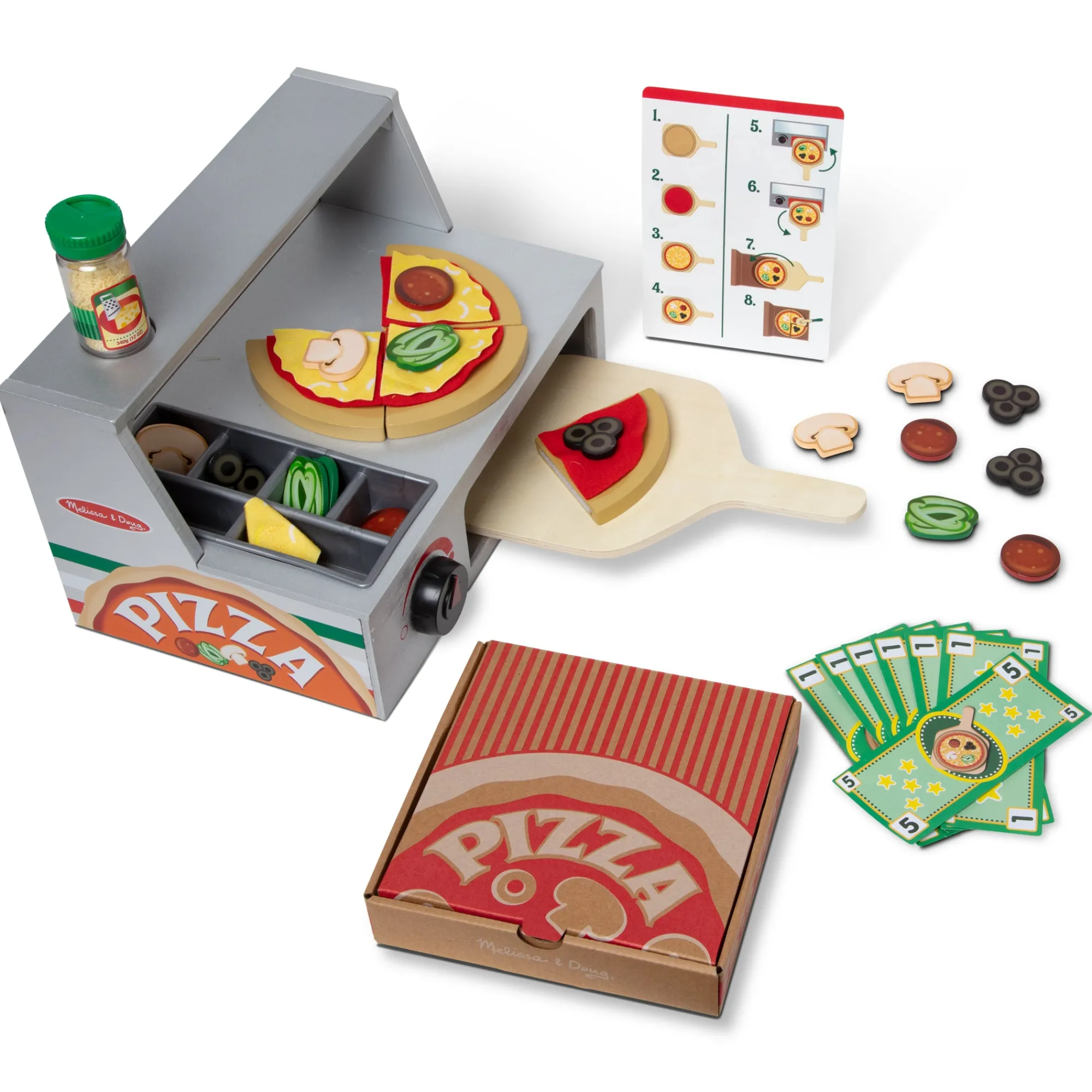 Top & Bake Pizza Counter - Wooden Play Food>Melissa & Doug Discount